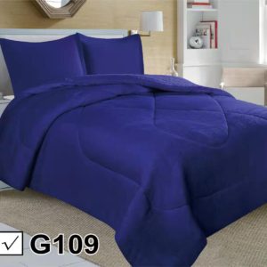 Cubrecama Azul rey con chiporro para invierno 2 plaza